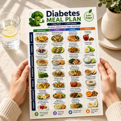 One simple system for meal planning, blood sugar & carb tracking, No more juggling separate sheets