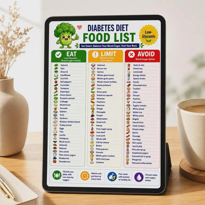 One simple system for meal planning, blood sugar & carb tracking, No more juggling separate sheets